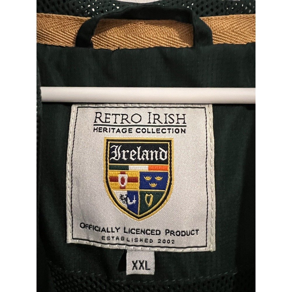 Retro Irish Heritage Collection Jacket Windbreaker Men XXL Ireland St Patricks - Picture 9 of 15